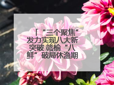 “三个聚焦”发力实现八大新突破 赣榆“八鲜”破局休渔期海鲜市场空白