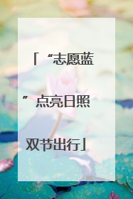 “志愿蓝”点亮日照双节出行