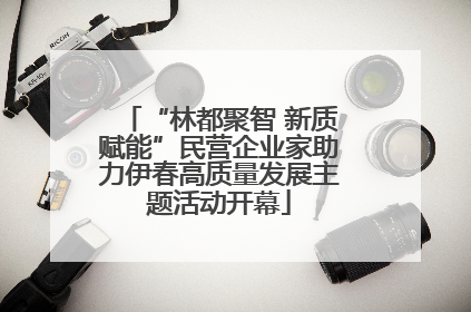 “林都聚智 新质赋能”民营企业家助力伊春高质量发展主题活动开幕
