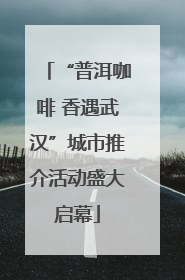 “普洱咖啡 香遇武汉”城市推介活动盛大启幕