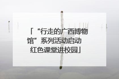 “行走的广西博物馆”系列活动启动 红色课堂进校园