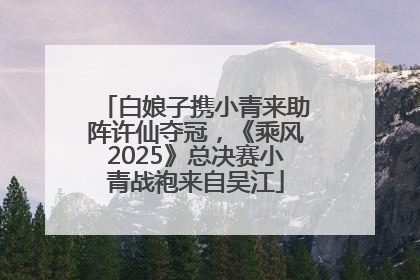 白娘子携小青来助阵许仙夺冠，《乘风2025》总决赛小青战袍来自吴江