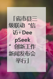 省市县三级联动“信访+DeepSeek”创新工作新闻发布会举行