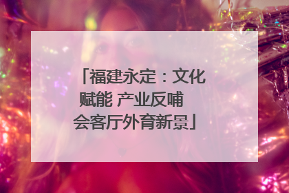 福建永定：文化赋能 产业反哺 会客厅外育新景
