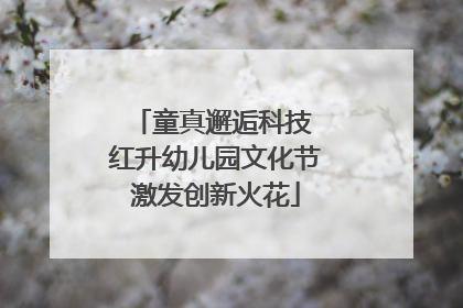 童真邂逅科技 红升幼儿园文化节激发创新火花
