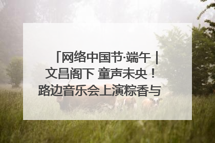 网络中国节·端午｜文昌阁下 童声未央！路边音乐会上演粽香与童真的诗意交响