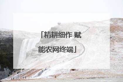 精耕细作 赋能农网终端