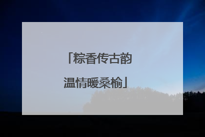 粽香传古韵 温情暖桑榆