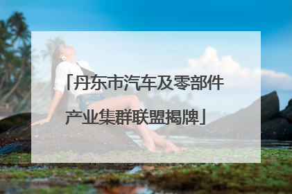 丹东市汽车及零部件产业集群联盟揭牌