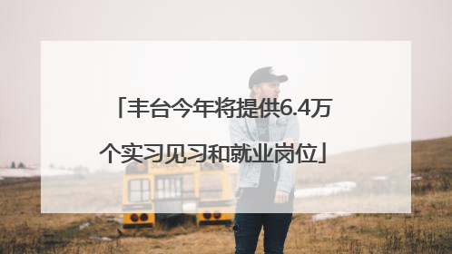丰台今年将提供6.4万个实习见习和就业岗位