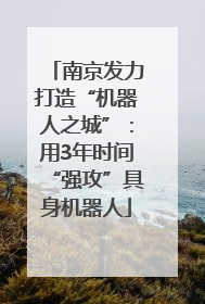 南京发力打造“机器人之城”：用3年时间“强攻”具身机器人