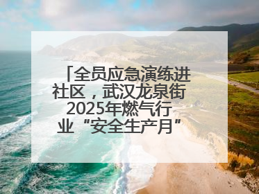 全员应急演练进社区，武汉龙泉街2025年燃气行业“安全生产月”宣传活动举行