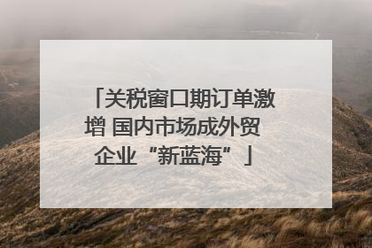 关税窗口期订单激增 国内市场成外贸企业“新蓝海”