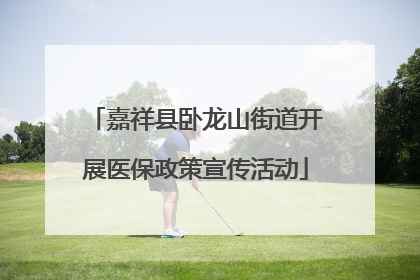 嘉祥县卧龙山街道开展医保政策宣传活动