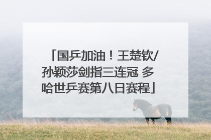 国乒加油！王楚钦/孙颖莎剑指三连冠 多哈世乒赛第八日赛程