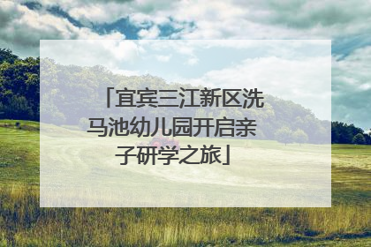 宜宾三江新区洗马池幼儿园开启亲子研学之旅