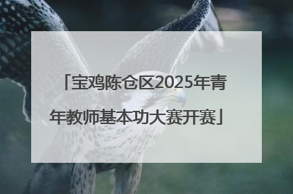 宝鸡陈仓区2025年青年教师基本功大赛开赛