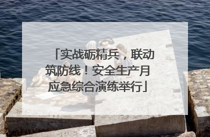 实战砺精兵，联动筑防线！安全生产月应急综合演练举行