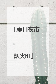 夏日夜市烟火旺