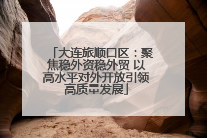 大连旅顺口区：聚焦稳外资稳外贸 以高水平对外开放引领高质量发展