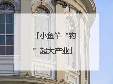 小鱼竿“钓”起大产业