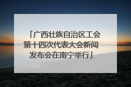 广西壮族自治区工会第十四次代表大会新闻发布会在南宁举行