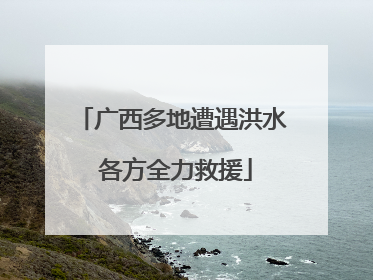 广西多地遭遇洪水 各方全力救援