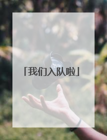 我们入队啦