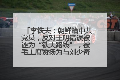 李铁夫：朝鲜籍中共党员，反对王明错误被诬为“铁夫路线”，被毛主席赞扬为与刘少奇并列的正确路线代表