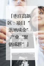 枣庄高新区：项目“落地成金” 产业“聚链成群”