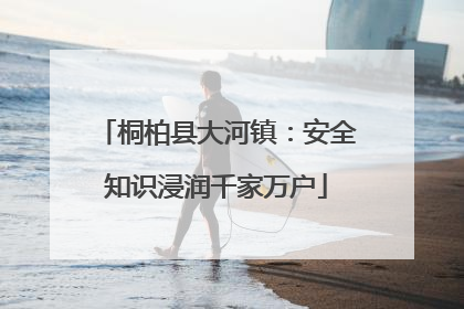 桐柏县大河镇：安全知识浸润千家万户