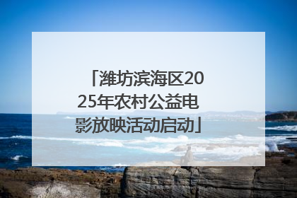 潍坊滨海区2025年农村公益电影放映活动启动