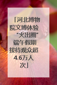 河北博物院文博体验“火出圈” 端午假期接待观众超4.6万人次