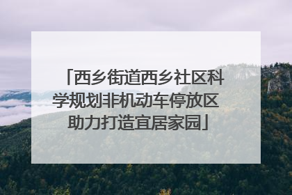西乡街道西乡社区科学规划非机动车停放区 助力打造宜居家园