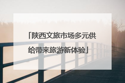 陕西文旅市场多元供给带来旅游新体验