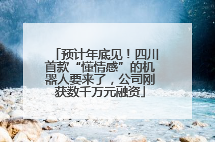 预计年底见！四川首款“懂情感”的机器人要来了，公司刚获数千万元融资