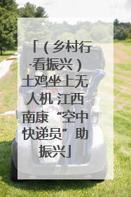 （乡村行·看振兴）土鸡坐上无人机 江西南康“空中快递员”助振兴