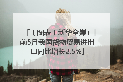 （图表）新华全媒+丨前5月我国货物贸易进出口同比增长2.5%