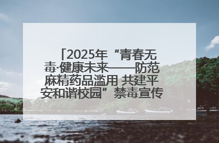 2025年“青春无毒·健康未来——防范麻精药品滥用 共建平安和谐校园”禁毒宣传专题活动在咸宁举行
