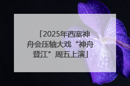2025年西塞神舟会压轴大戏“神舟登江”周五上演