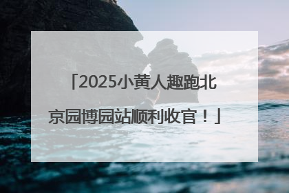 2025小黄人趣跑北京园博园站顺利收官！