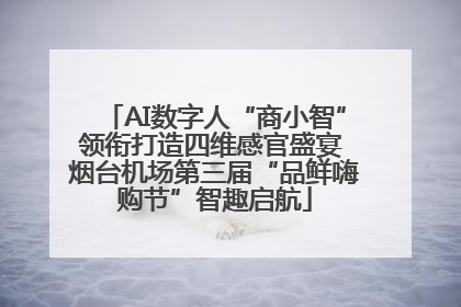 AI数字人“商小智”领衔打造四维感官盛宴 烟台机场第三届“品鲜嗨购节”智趣启航